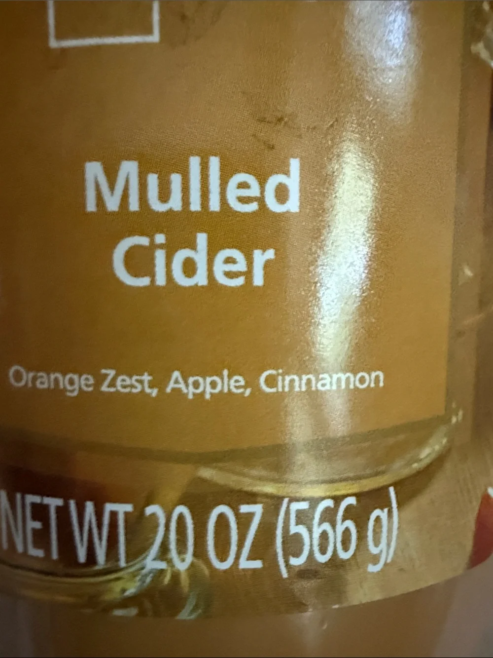 Mainstays Mulled Cider Jar Candle - Orange